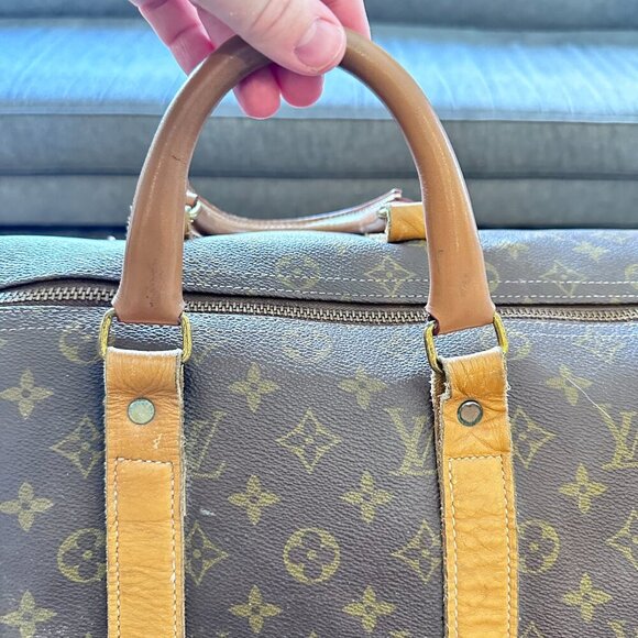 Vintage Louis Vuitton Keepall Canvas Logo Top Handle Tote Authenticated Classic - Picture 3 of 15
